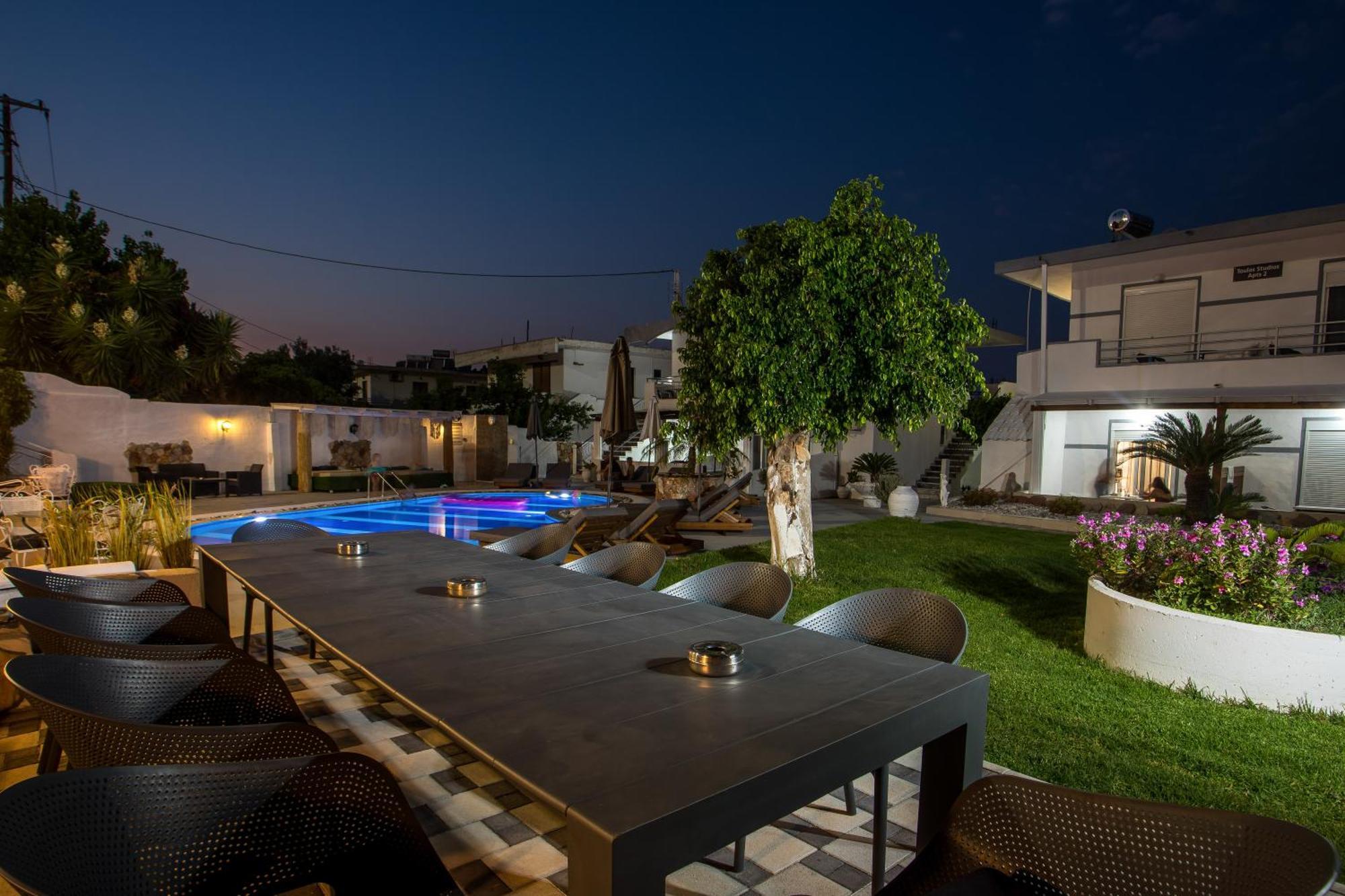 Toula'S Apartments Faliráki Kültér fotó